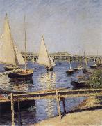 Gustave Caillebotte Sailboat Spain oil painting artist